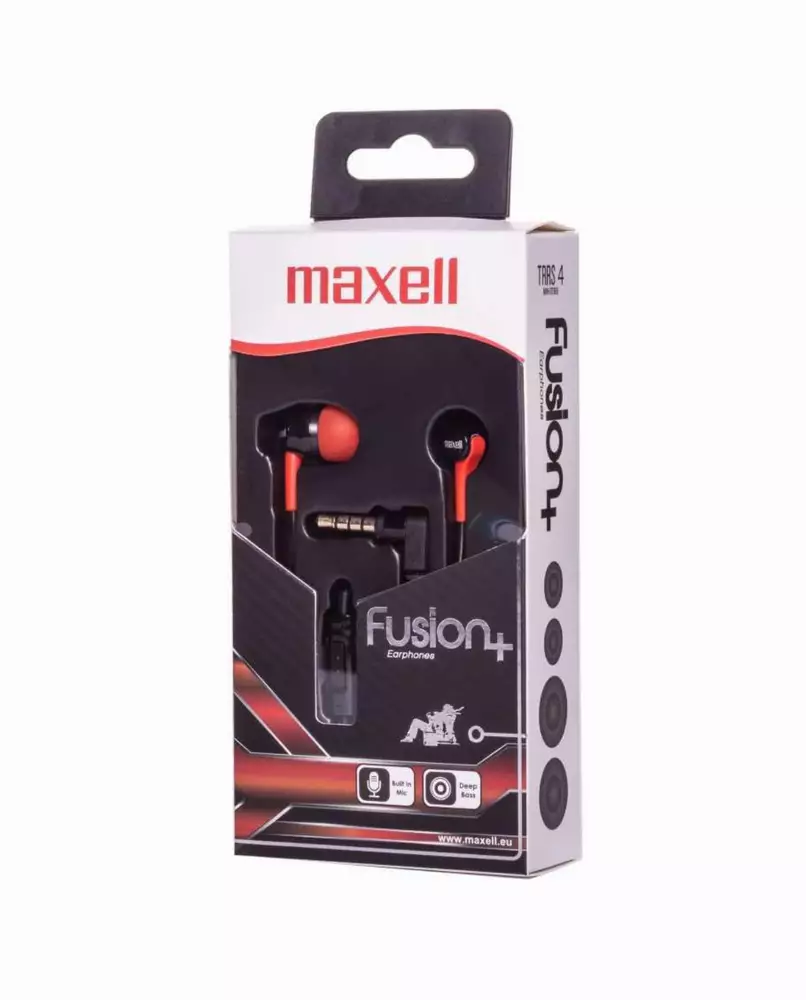 Блутут слушалки Maxell BT Fusion, rosso