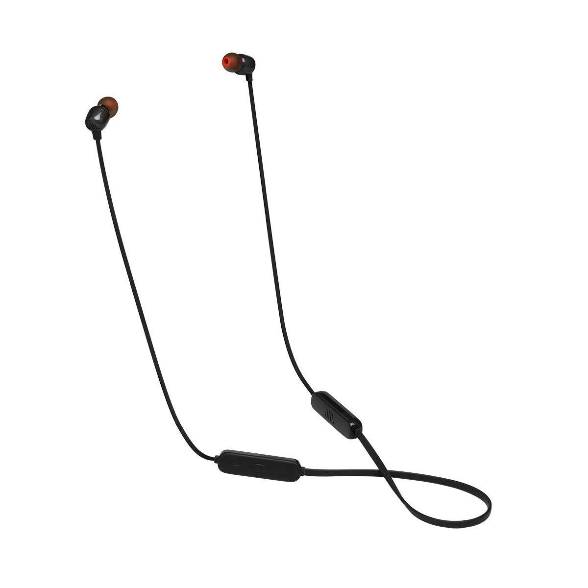 Блутут слушалки JBL T115BT, Черен