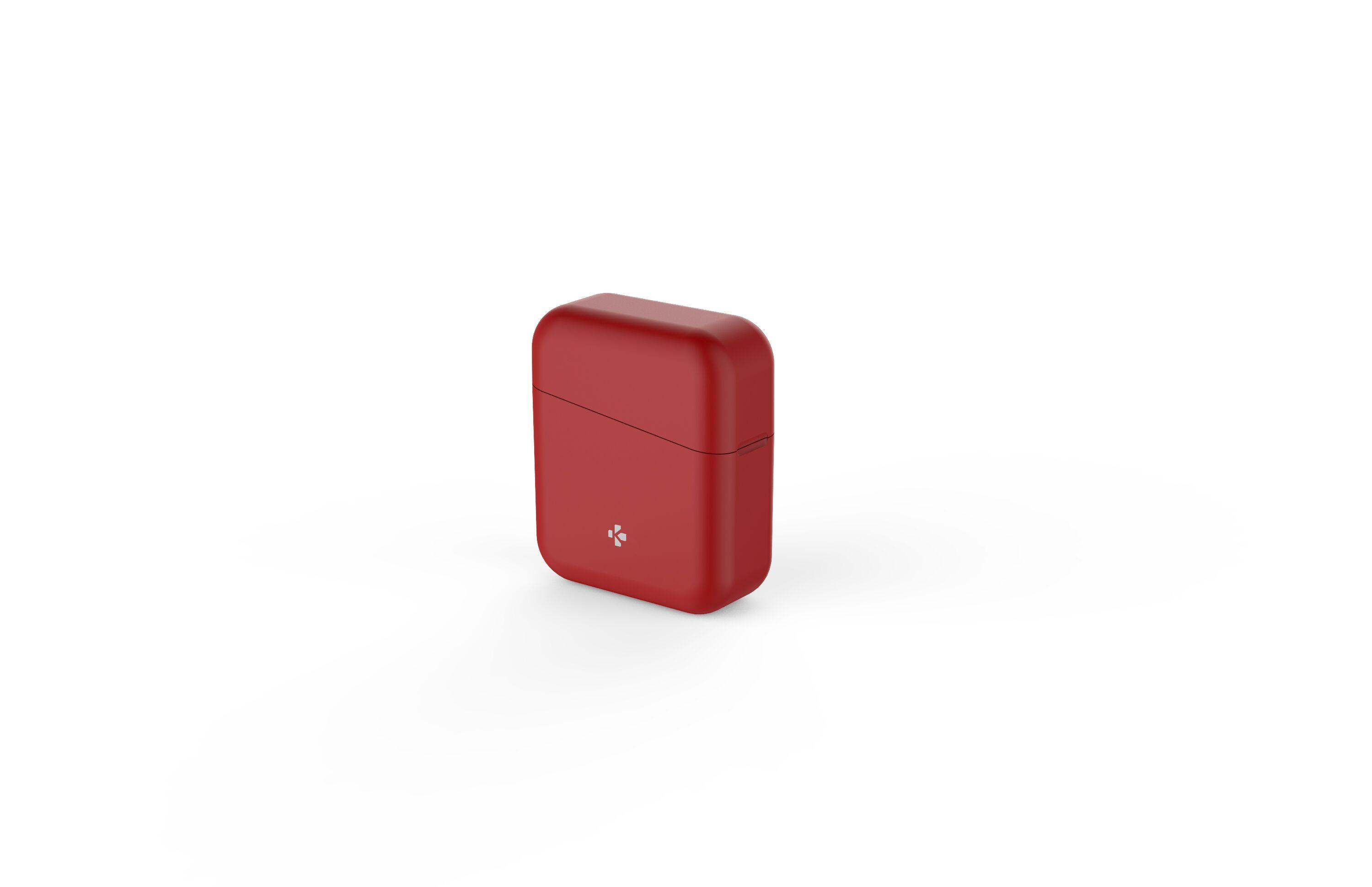 Блутут слушалки-тапи с докинг кутийка MyKronоz ZeBuds Lite, True Wireless, Червен