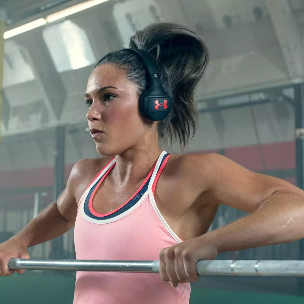 Блутут слушалки JBL UA Sport Wireless Train Black/Red