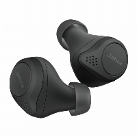 Блутут слушалки Jabra Elite 75t Titanium Black