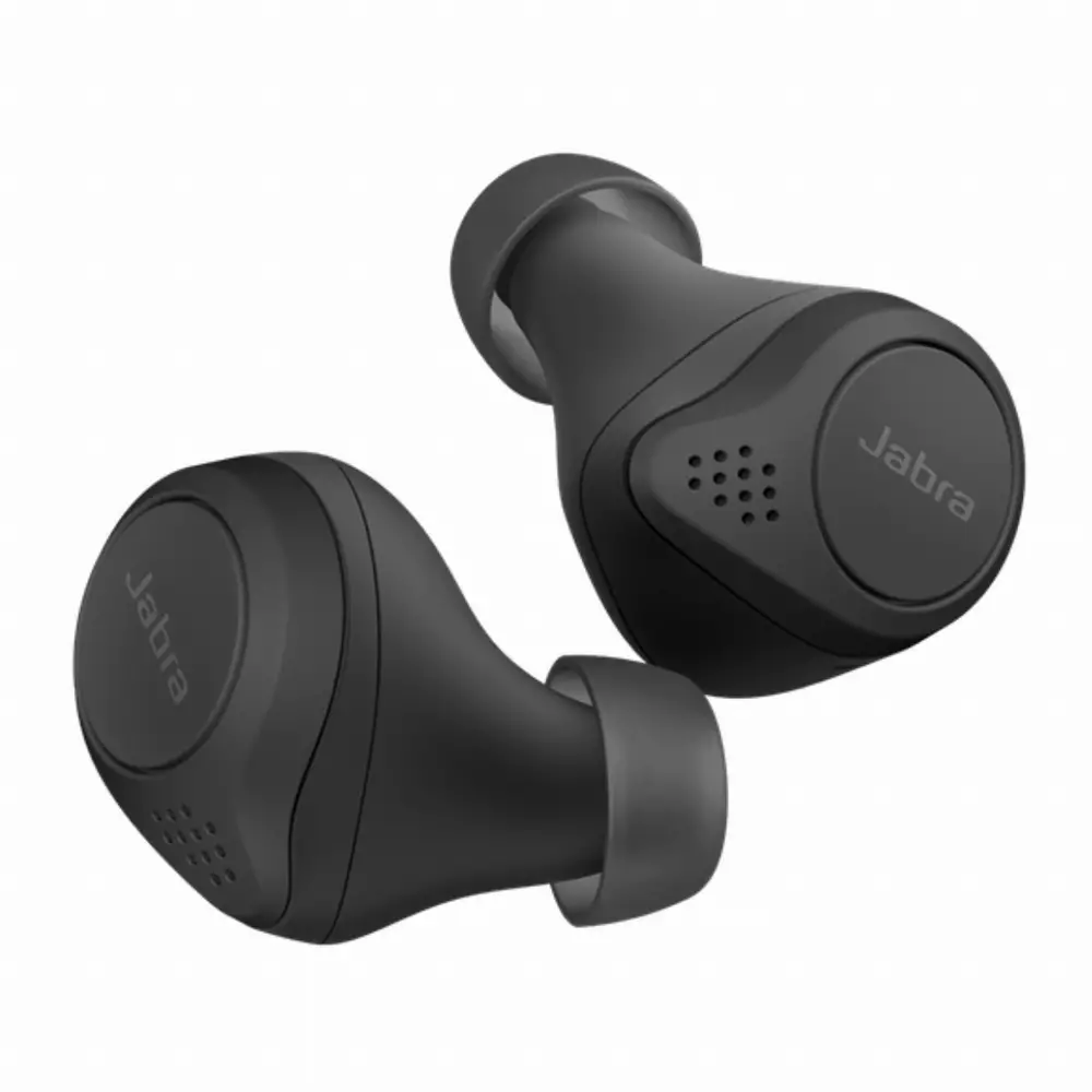 Блутут слушалки Jabra Elite 75t Titanium Black