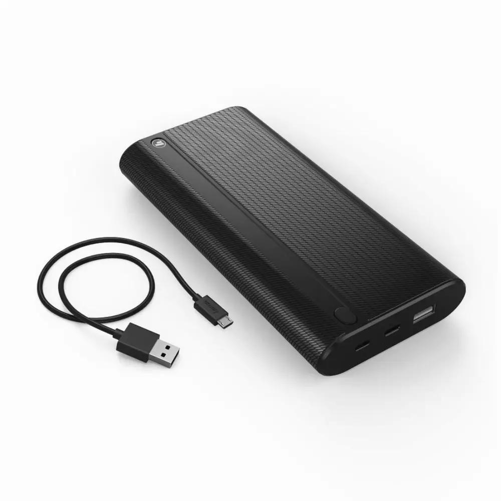 Външна батерия HAMA Power pack X20, 20000 mAh, USB/USB-C, Черен
