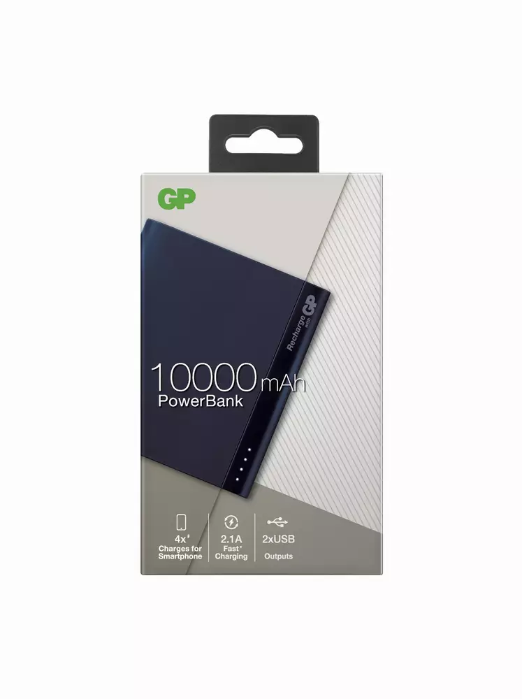 Външна батерия GP B10A, 10000 mAh, син