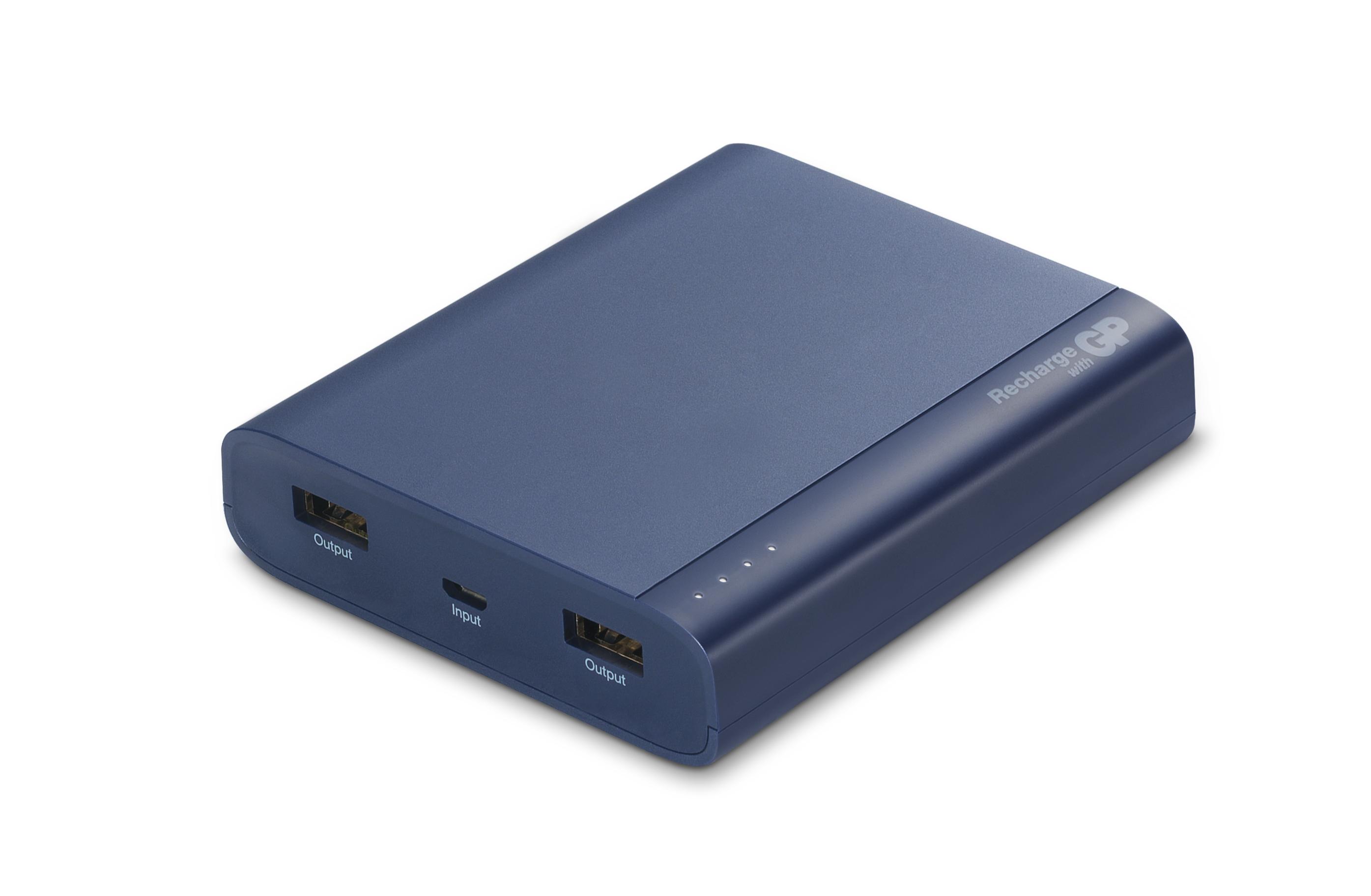 Външна батерия GP B10A, 10000 mAh, син