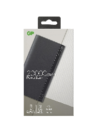 Външна батерия GP B20A, 20000 mAh, сива