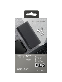 Външна батерия GP B20A, 20000 mAh, сива