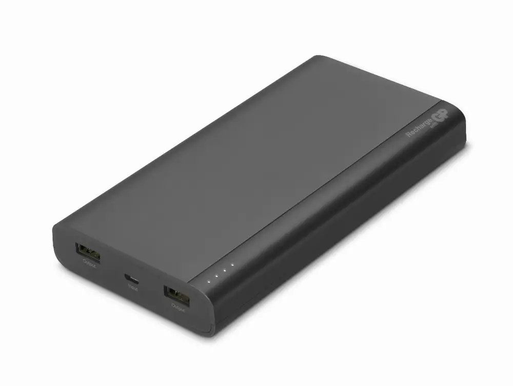 Външна батерия GP B20A, 20000 mAh, сива