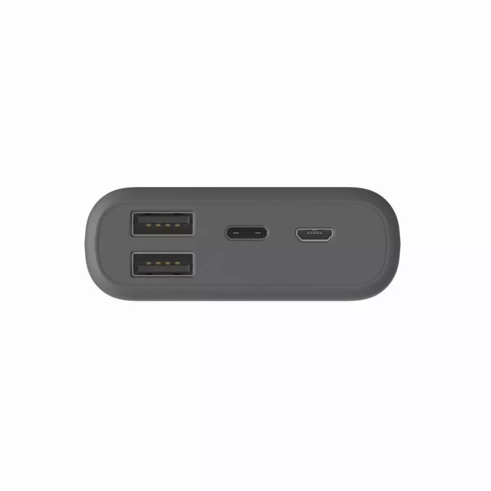 Външна батерия HAMA Supreme 10HD, 10000 mAh, LiPolym, USB-A/USB-C, Сив