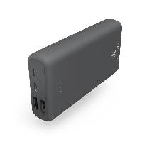 Външна батерия HAMA Supreme 20HD, 20000 mAh, LiPolym, USB-A/USB-C, Сив