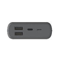Външна батерия HAMA Supreme 20HD, 20000 mAh, LiPolym, USB-A/USB-C, Сив