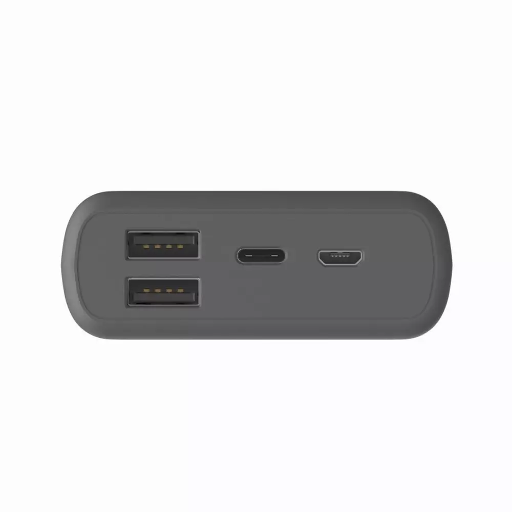 Външна батерия HAMA Supreme 20HD, 20000 mAh, LiPolym, USB-A/USB-C, Сив