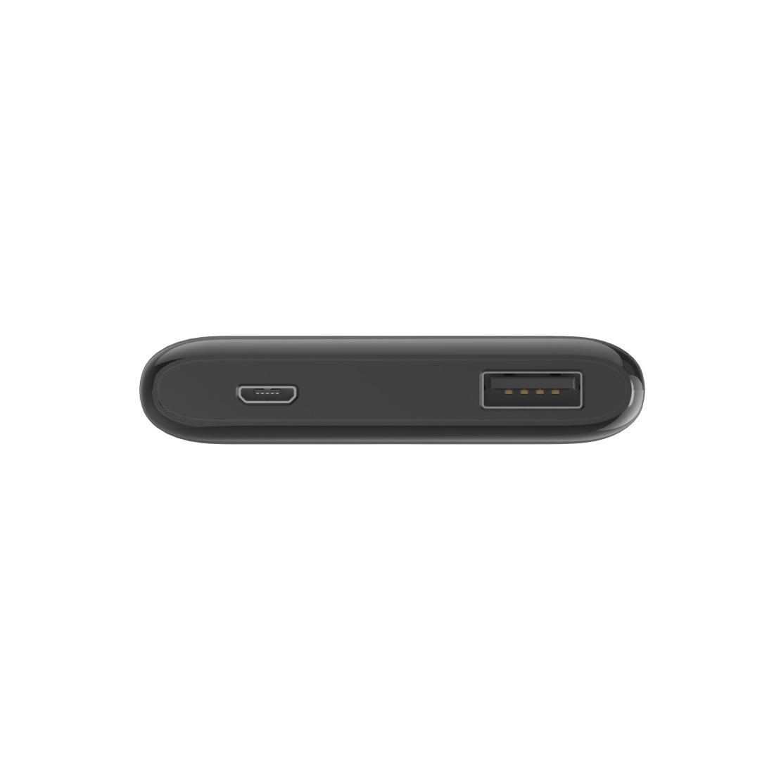 Външна батерия HAMA SLIM 5HD, 5000 mAh, LiPolym, USB-A, Черен