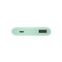 Външна батерия HAMA SLIM 5HD, 5000 mAh, LiPolym, USB-A, Зелен
