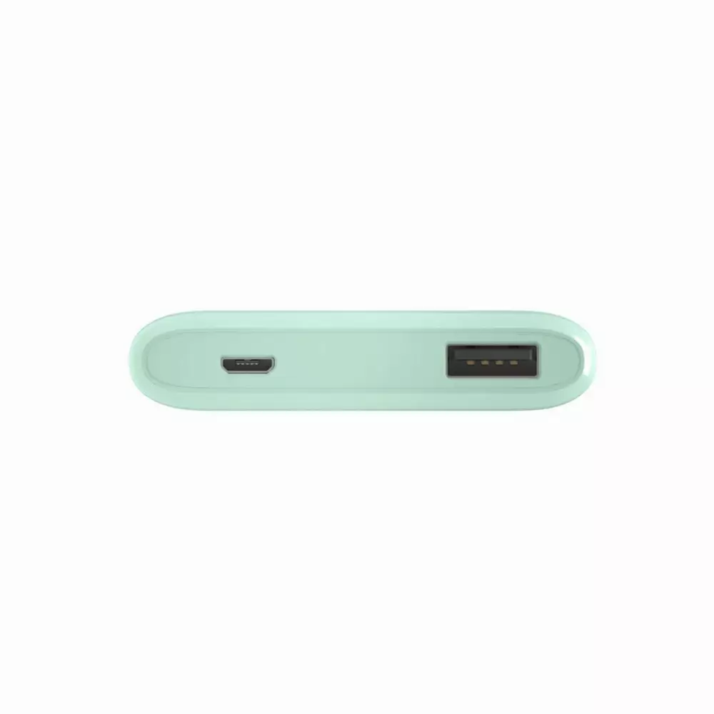 Външна батерия HAMA SLIM 5HD, 5000 mAh, LiPolym, USB-A, Зелен
