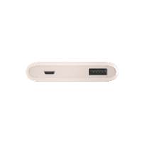 Външна батерия HAMA SLIM 5HD, 5000 mAh, LiPolym, USB-A, Розов