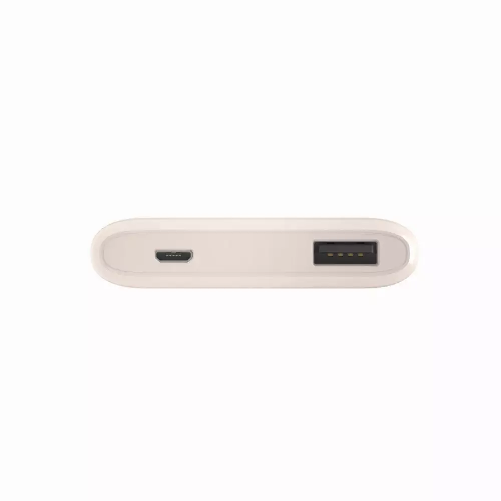 Външна батерия HAMA SLIM 5HD, 5000 mAh, LiPolym, USB-A, Розов