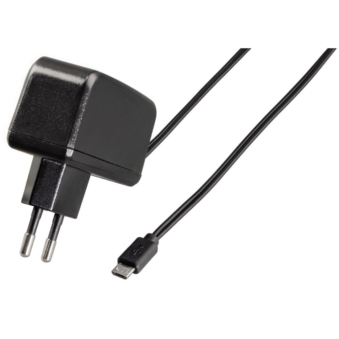 Încărcător HAMA 93780, 220V /micro USB- 5V/2A, Negru