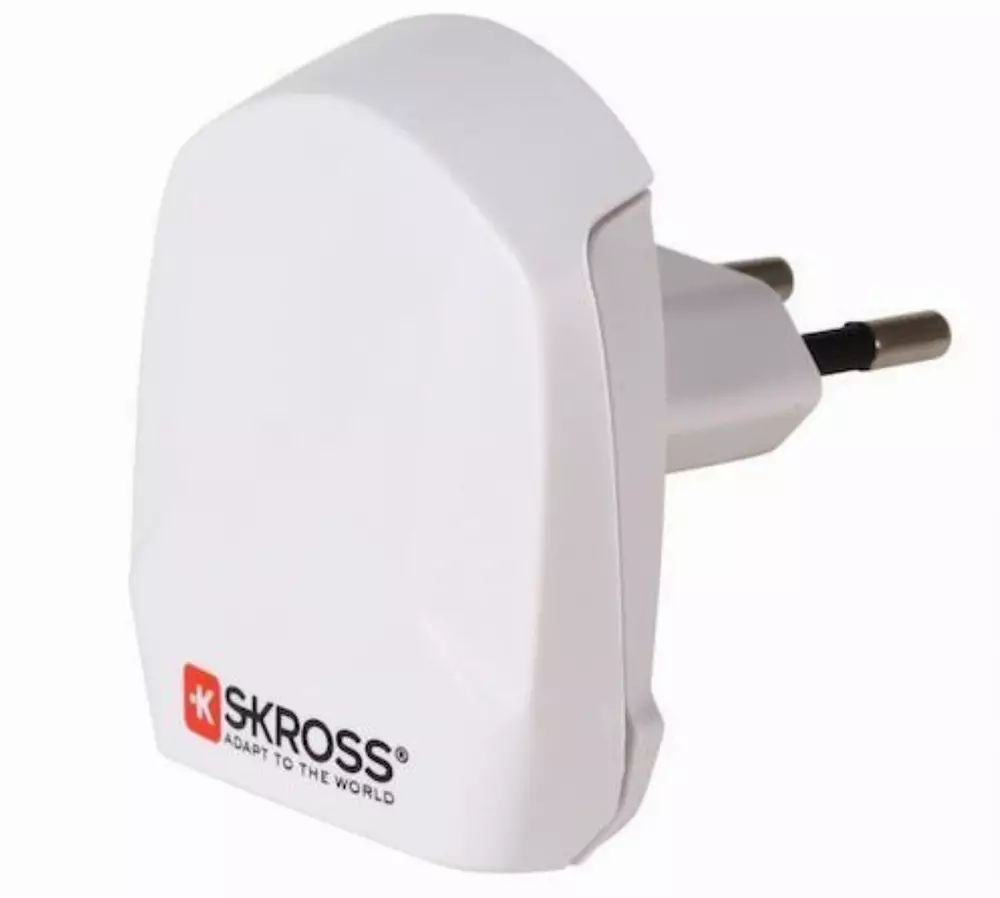 Зарядно - Euro USB SKROSS 1302402, 230 V, USB, Бял
