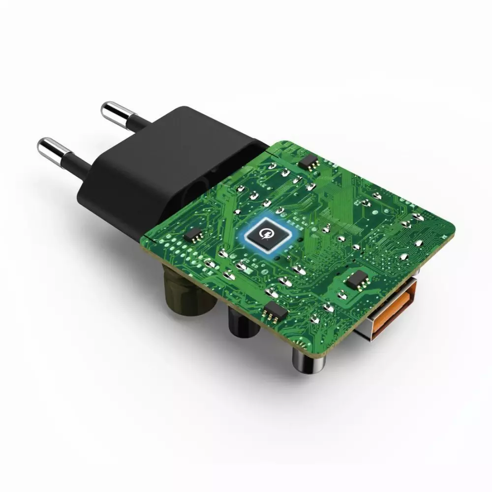 Cargador 220V Qualcomm Quick Charge 3.0 178238, USB-A Negro