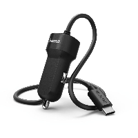 Зарядно за кола HAMA 173618, USB-C, 3 А, Черен