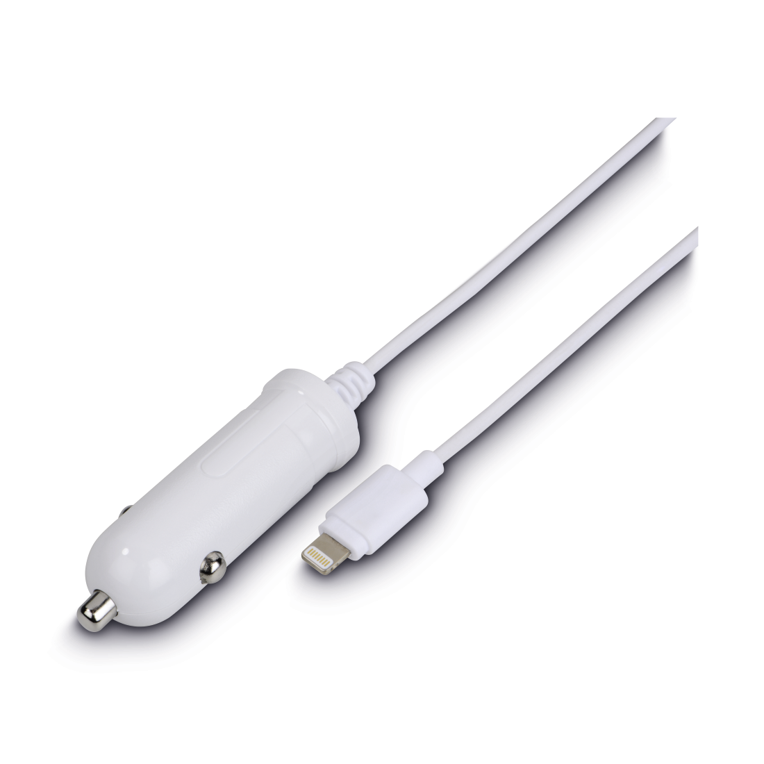 Зарядно за кола HAMA Lighning за Apple iPhone iPad, 5 V/2.4 A, бял