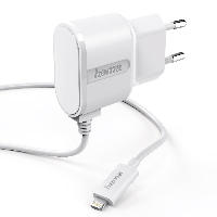 Зарядно HAMA 173861, 220V Lightning за Apple iPhone, Бял,1A