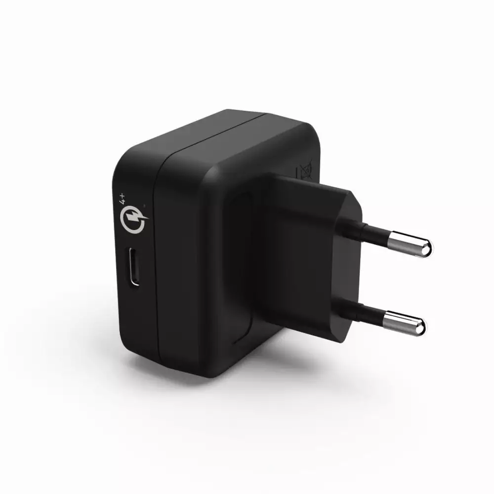 Зарядно HAMA USB-C 220V Qualcomm&reg; Quick Charge&trade; 4+, Черен
