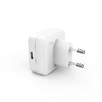 Мрежово зарядно 220V HAMA Universal 183222, USB-C /Type-C/, Power Delivery (PD), 3A, 27W, Бял