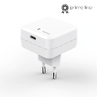 Мрежово зарядно 220V HAMA Universal 183222, USB-C /Type-C/, Power Delivery (PD), 3A, 27W, Бял