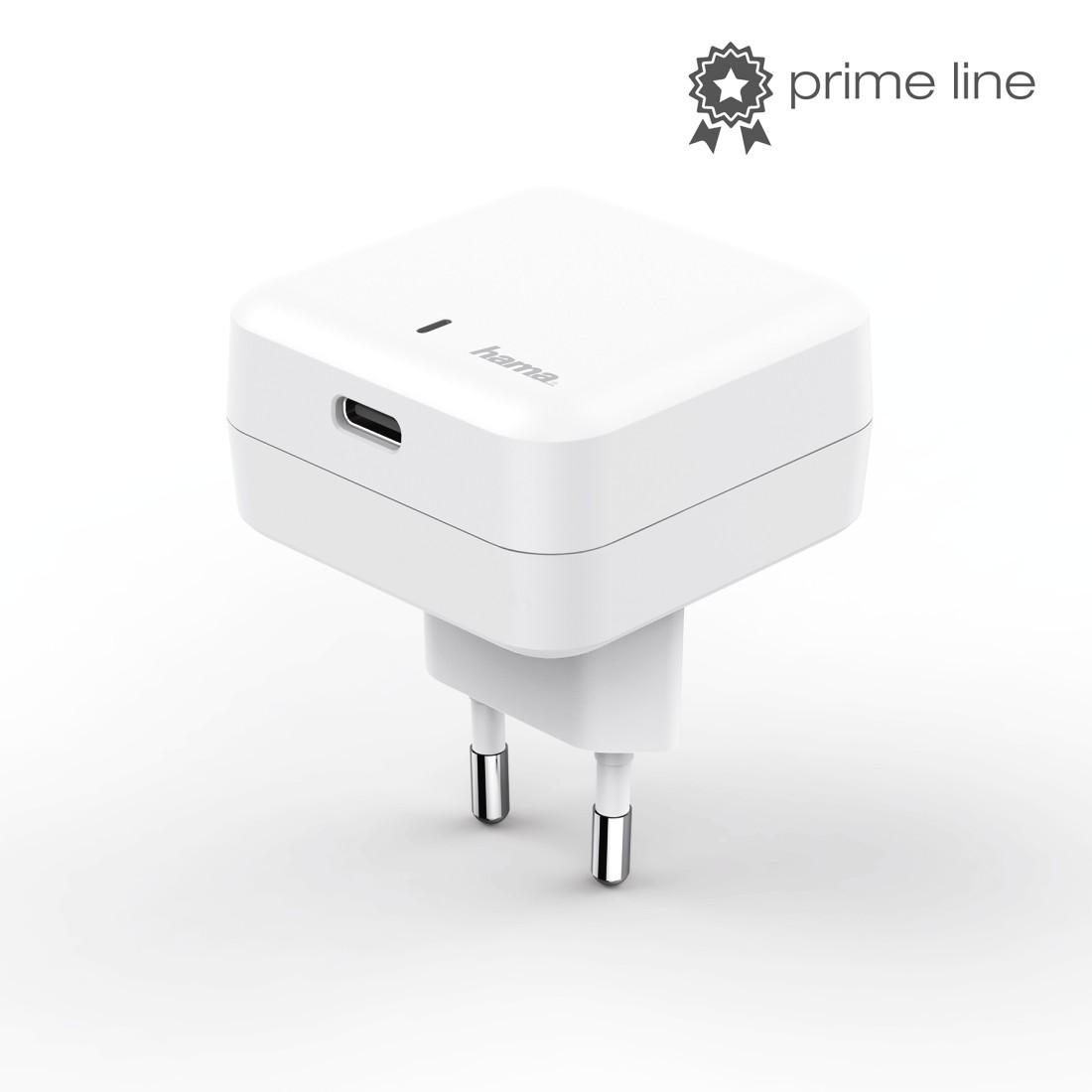 HAMA Universal 183222 220V Network Charger, USB-C /Type-C/, Power Delivery (PD), 3A, 27W, White