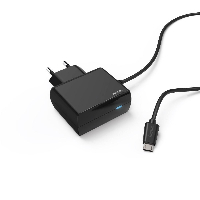 Зарядно HAMA 220V, micro USB, 2.4 A, Черен