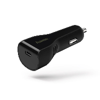 Зарядно за кола HAMA USB-C, PD, 3A. Черен