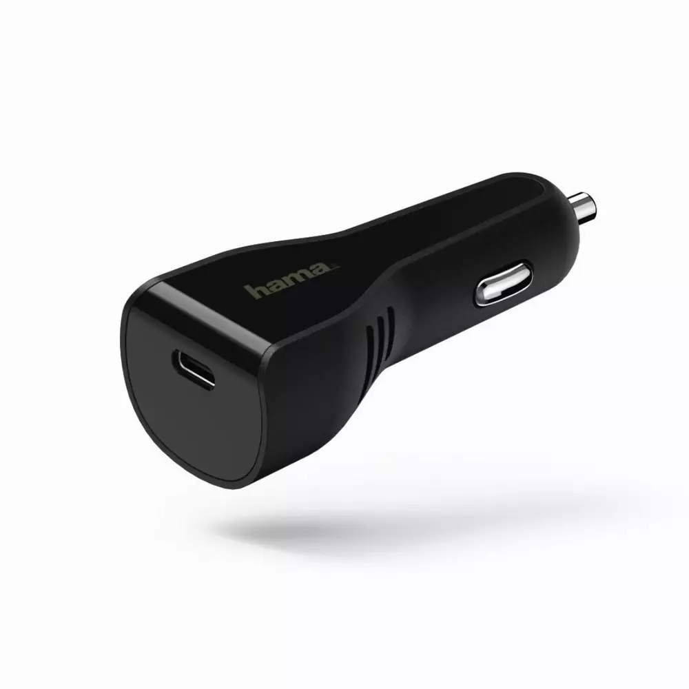 Зарядно за кола HAMA USB-C, PD, 3A. Черен
