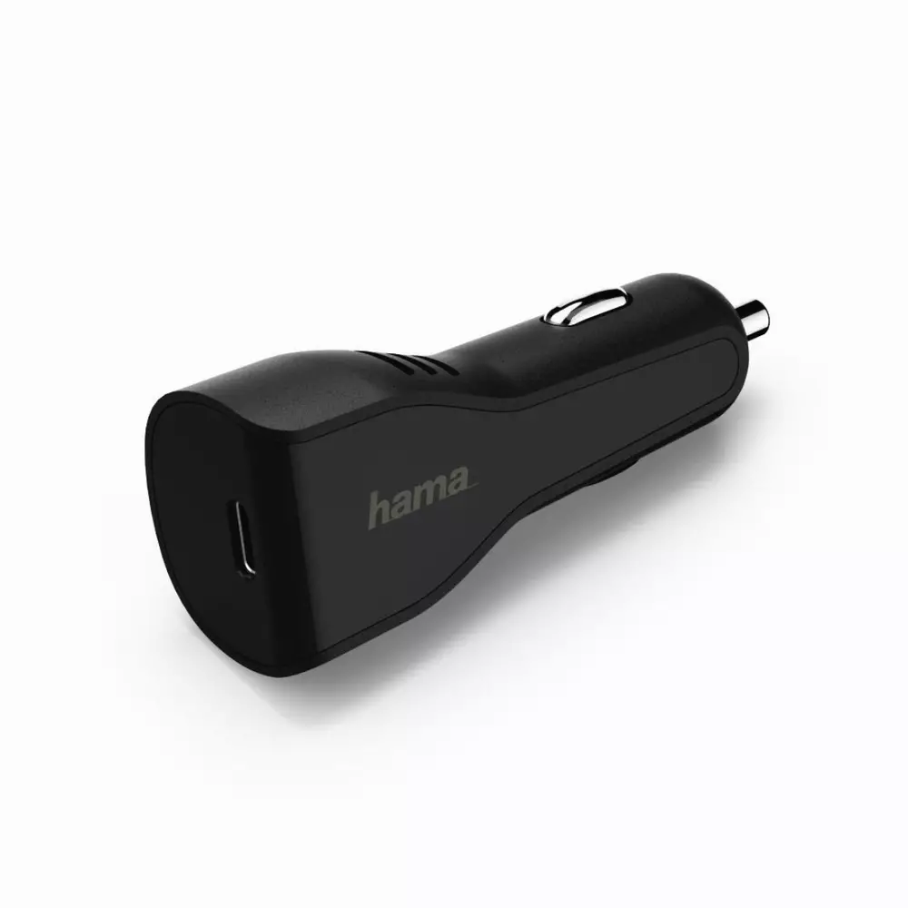 Зарядно за кола HAMA USB-C, PD, 3A. Черен