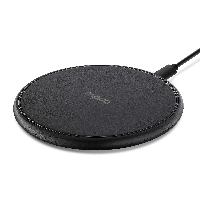 Безжично зарядно устройство RAPOO XC100, Qi, 7.5/10W, Черен