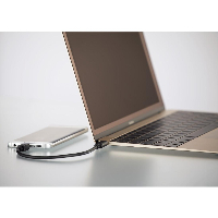 Кабел HAMA 135713 USB-C мъжко -  micro USB B мъжко, 480Mbit/s, 0.75 м., Черен