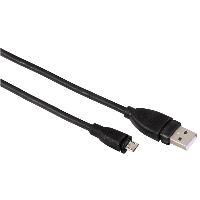 Кабел HAMA USB 2.0 - micro USB, 1.8 м, 1 звезда