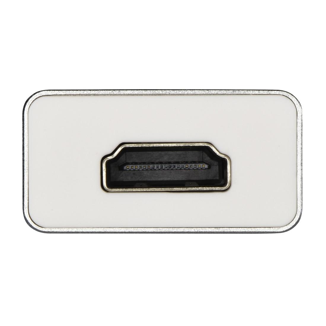 3-портов хъб USB-C HAMA Aluminium, USB 3.1 Gen1, 2 x USB-A, 1 x USB-C, 1х HDMI, Сребрист