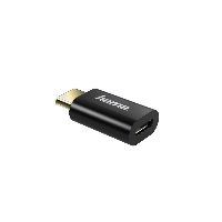 Адаптер HAMA 178399, Micro USB женско - USB-C мъжко, 480 Mbit/s,Черен