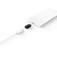Адаптер HAMA 178400 micro USB - Lightning, Черен