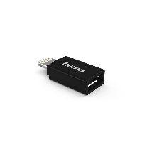 Адаптер HAMA 178400 micro USB - Lightning, Черен