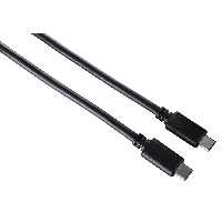 Кабел HAMA USB-C мъжко - USB-C мъжко, 1.8 м, черен,480Mb/s