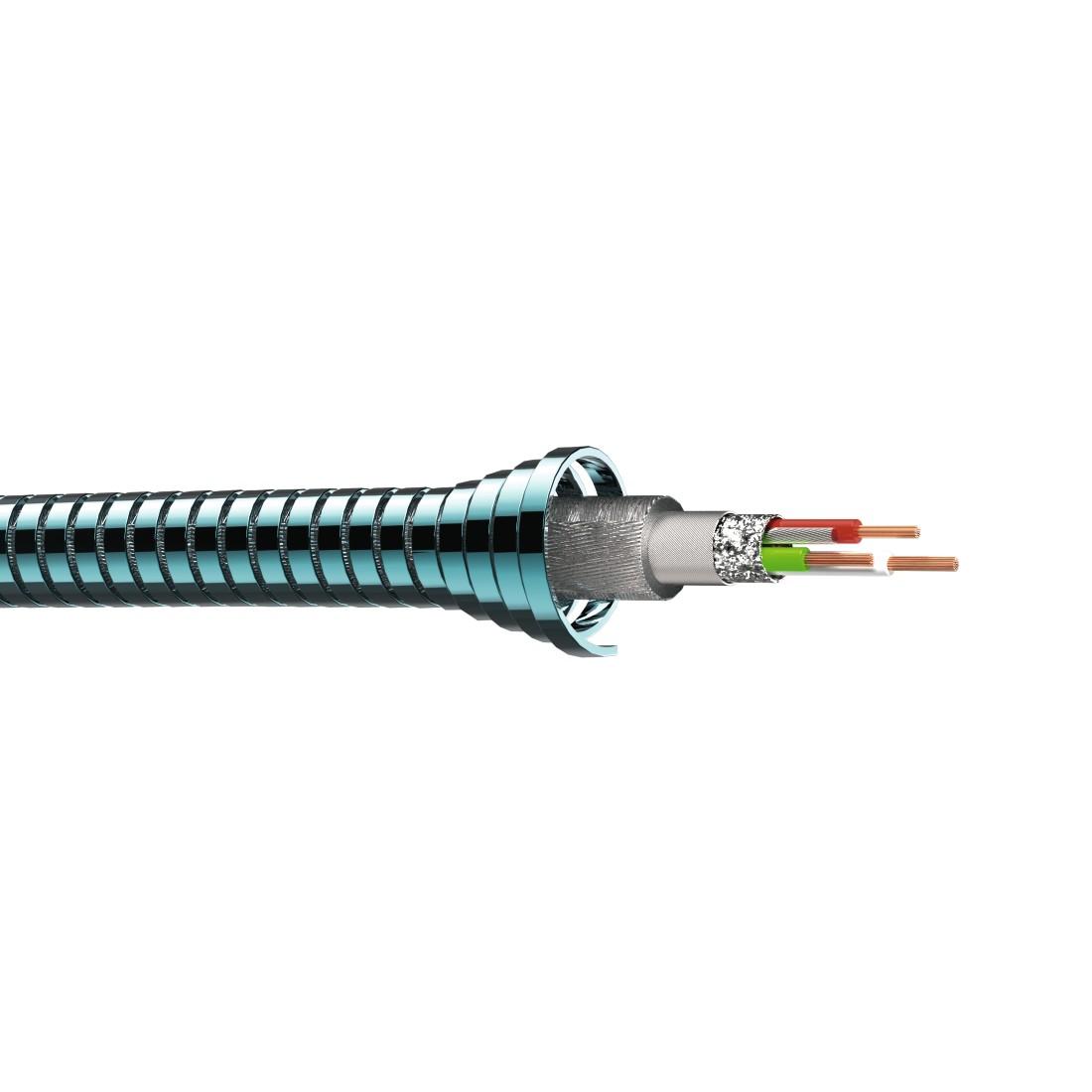 Кабел HAMA Metal, USB 2.0 - micro USB, 1.5 м., син