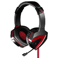 Геймърски слушалки A4TECH Bloody G500, Микрофон, Черно/Червено