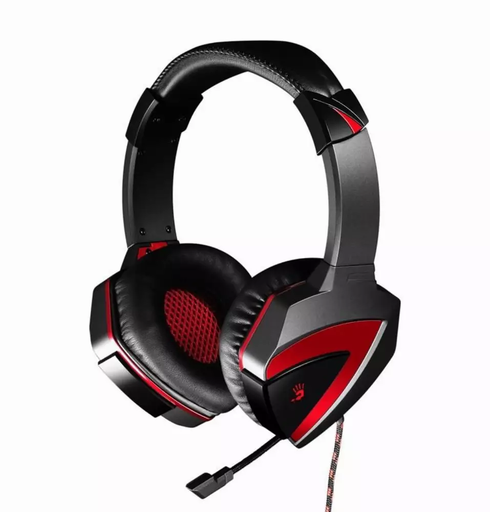 Геймърски слушалки A4TECH Bloody G501 с Микрофон Черно/Червено
