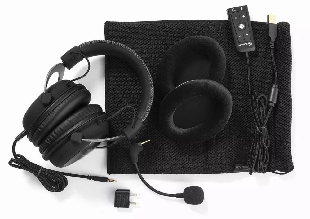 Геймърски слушалки HyperX, Cloud II Gunmetal, Микрофон, Черно/Сиво