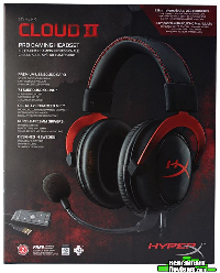 Геймърски слушалки HyperX, Cloud II Red, Микрофон, Черно/Червено