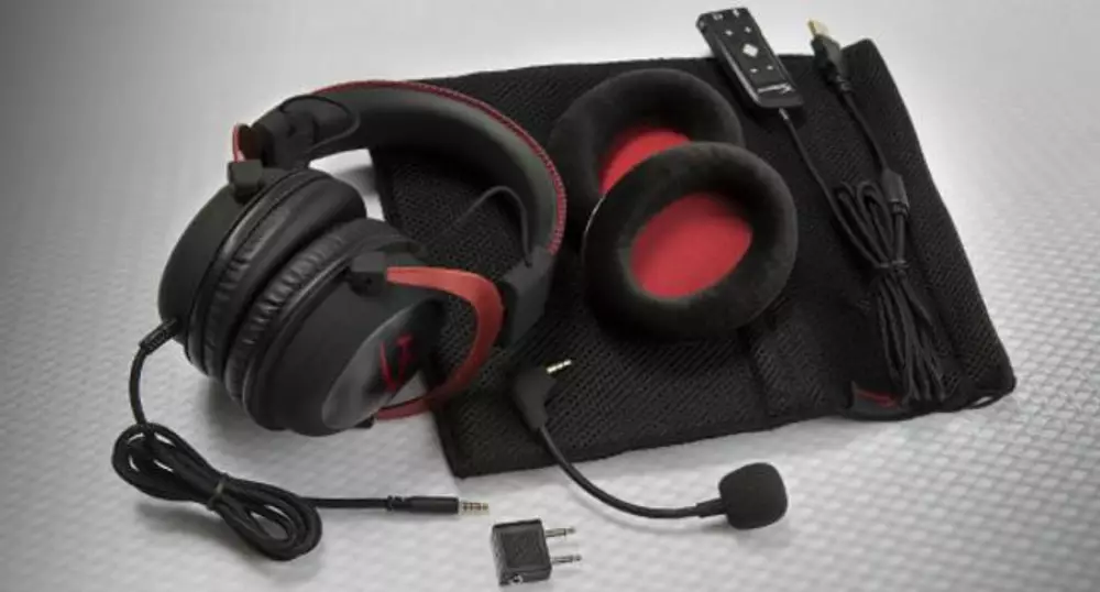 Геймърски слушалки HyperX, Cloud II Red, Микрофон, Черно/Червено