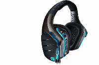Геймърски слушалки Logitech, G633 Artemis Spectrum RGB 7.1 Surround Sound, Микрофон, Черни